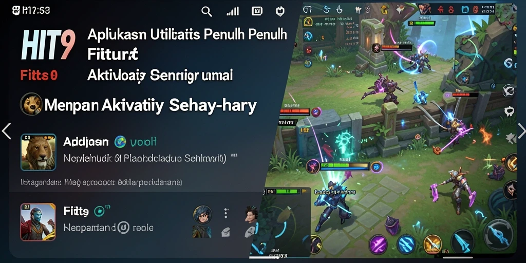 Tampilan utama HIT9 menampilkan antarmuka yang intuitif untuk manajemen utilitas.