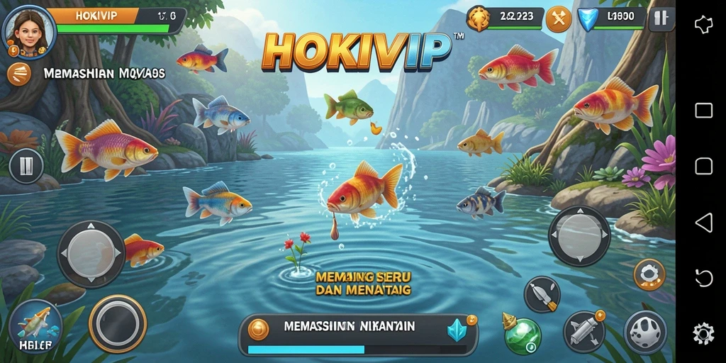Tangkapan ikan yang mengesankan dalam HOKIVIP dengan grafis menawan.