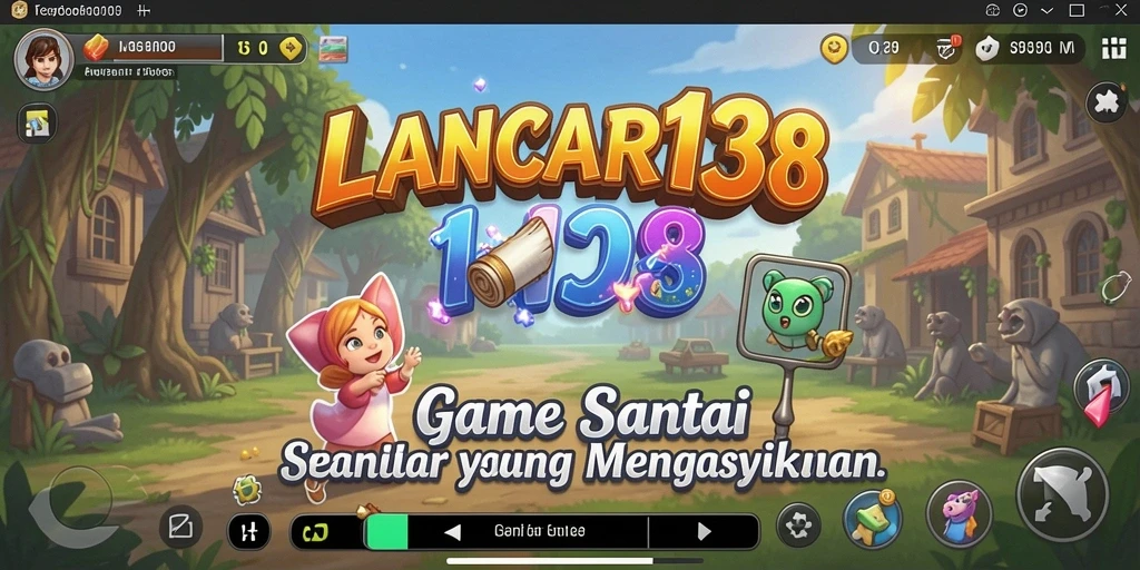 Tampilan gameplay <strong>LANCAR138</strong> yang cerah dan menarik.