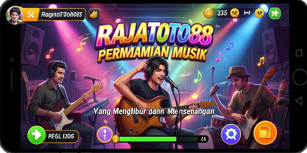 Tampilan menarik dari permainan musik RAJATOTO88 yang memikat.