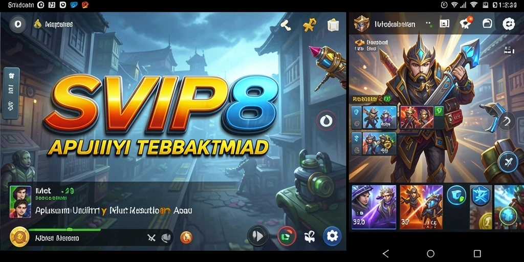Tampilan antarmuka utama SVIP8 yang intuitif dan modern.